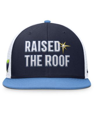 Men's Navy/Light Blue Tampa Bay Rays Pro Performance Trucker Snapback Hat