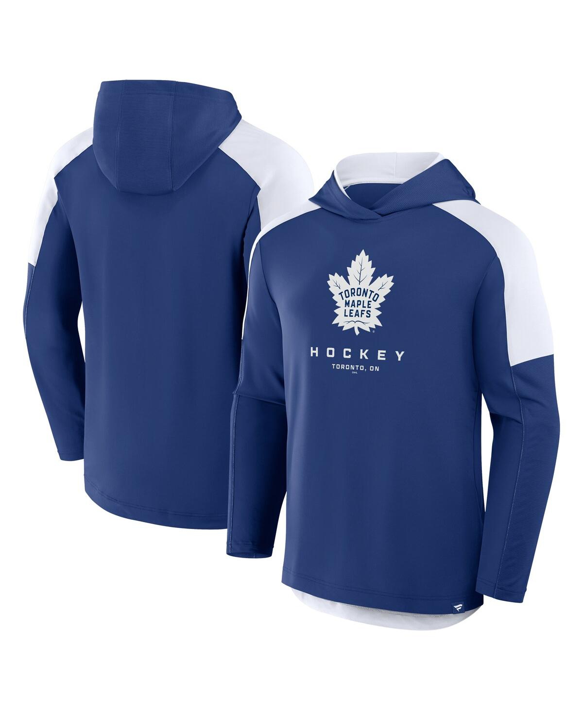 Fanatics Men's Blue Toronto Maple Leaf's Meta Game Transitional Pullover Hoodie In Blue