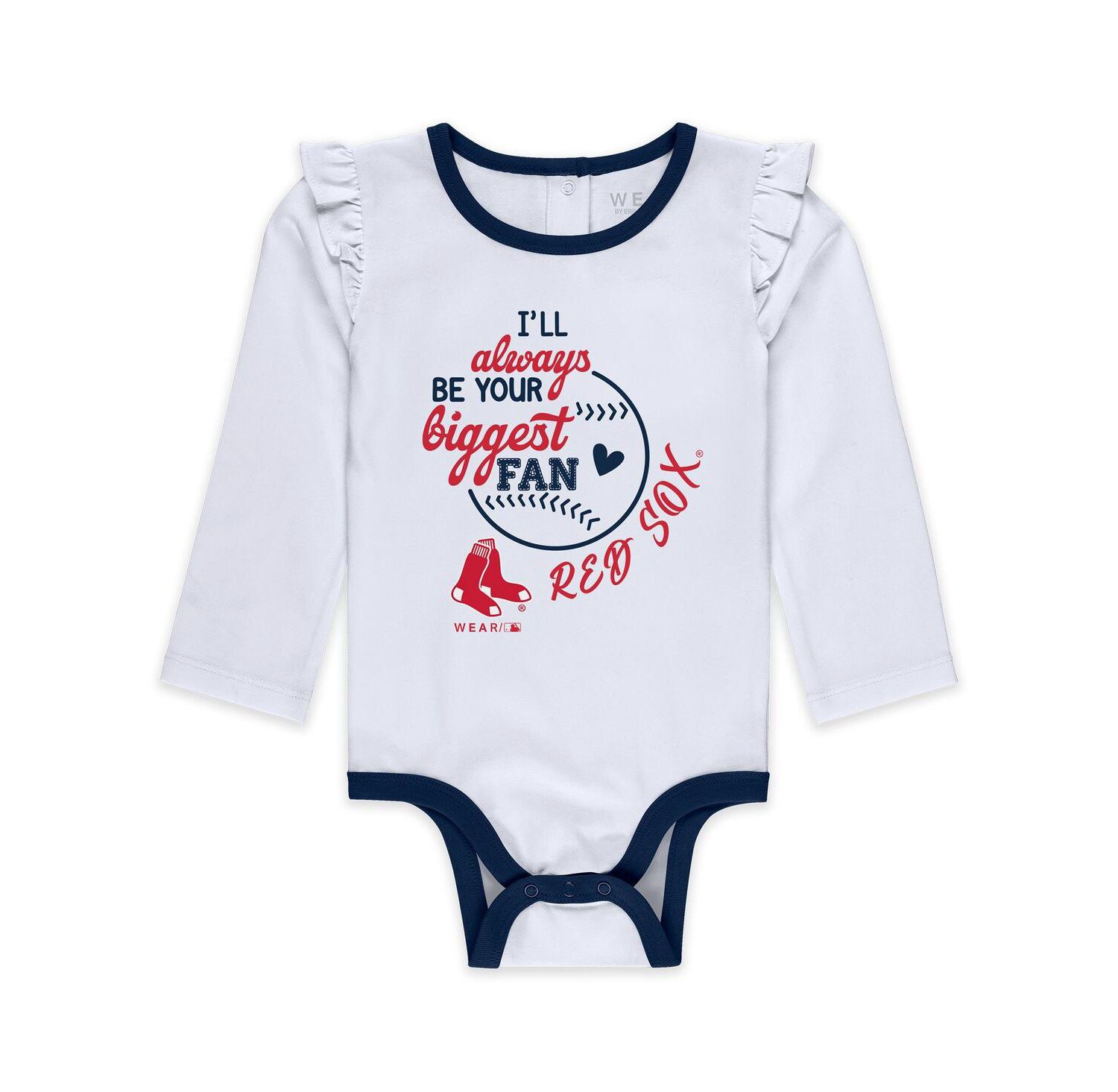 Girls Baby Boys and Girls 3-Piece Boston Red Sox Tutu Set