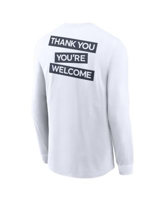 Men's White Penn State Nittany Lions Two-Hit Classic Location Long Sleeve T-Shirt