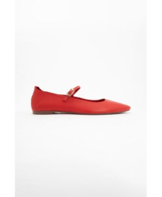 Lara Leather Mary Jane Flats