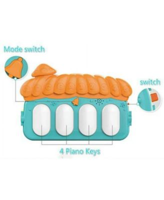 Baby Play Mat Newborn Piano Toys Music Mirror Gym Floor Playmat Infants