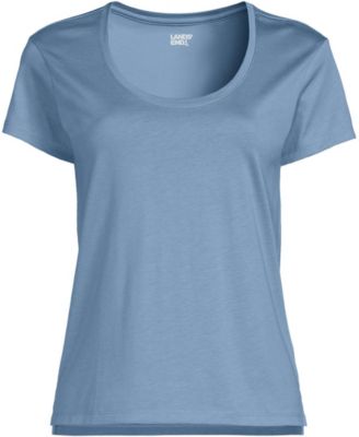 Women's Supima Cotton Tall Short Sleeve Scoop Neck Tee