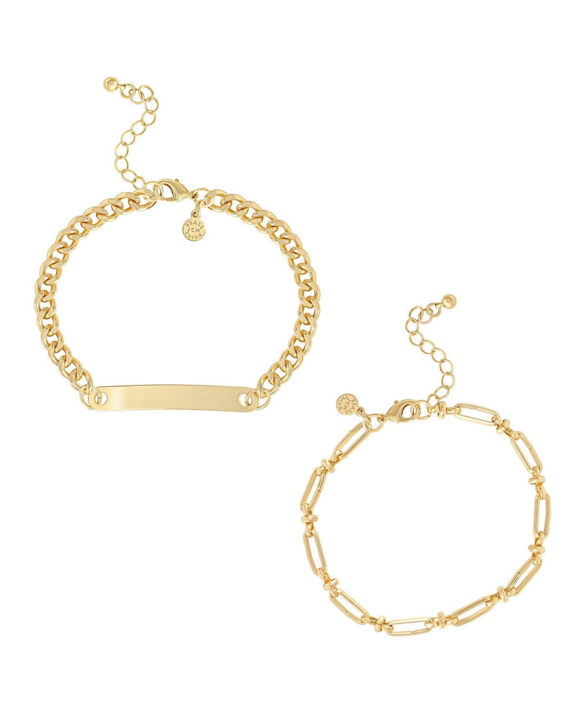 Gold-Tone Layered Bracelet Set - Gold