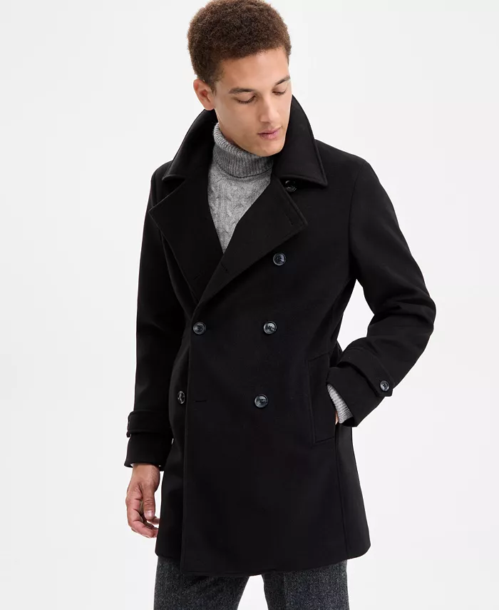 Men's Modern Fit Peacoat - thumbnail 5