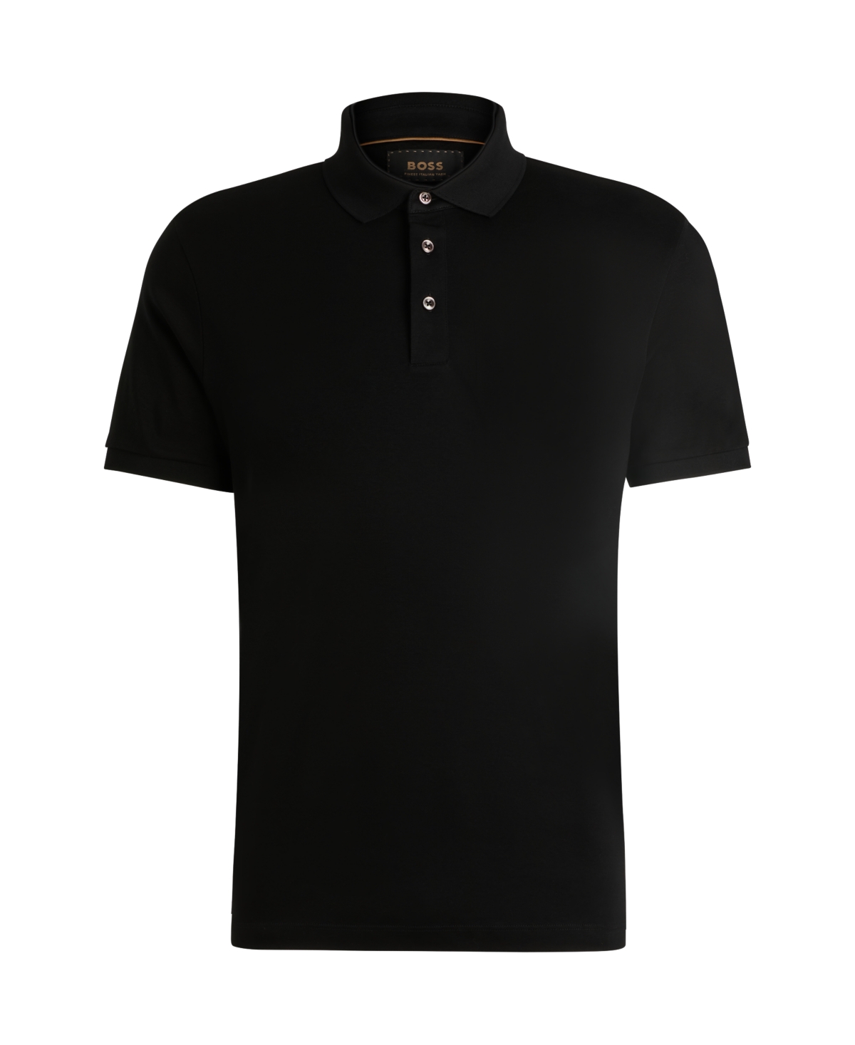 Hugo Boss Boss By  Men's Structured-cotton T-shirt In Black