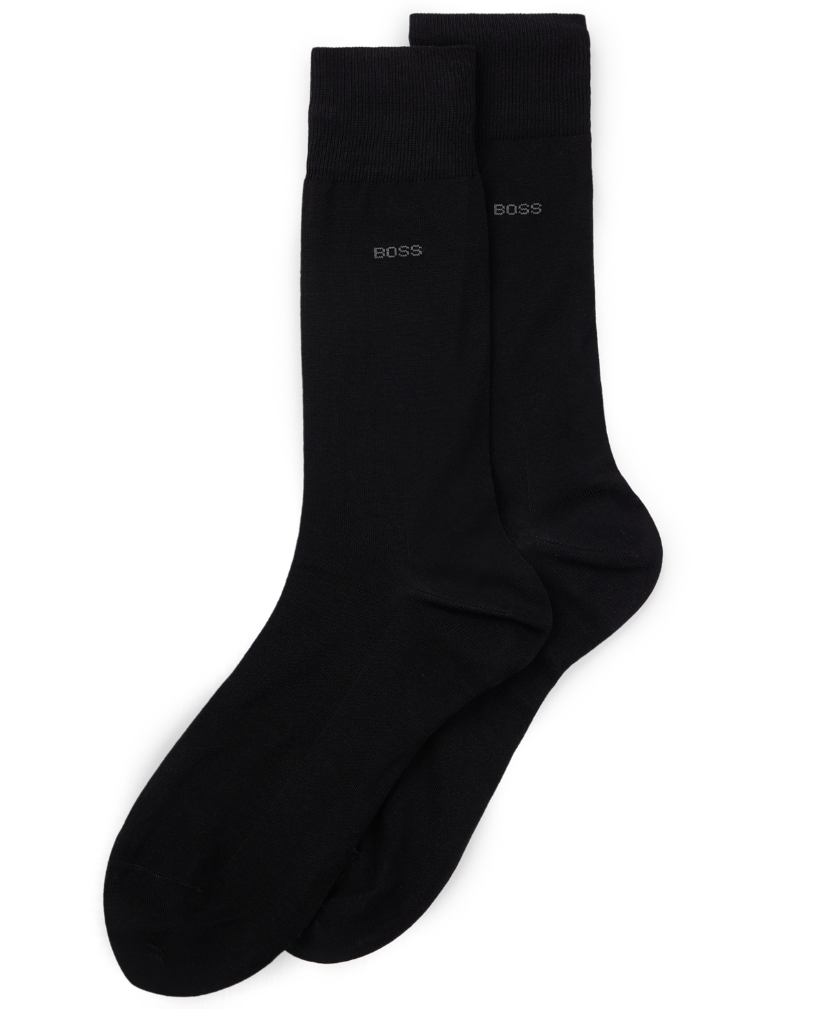 Boss by Hugo Boss Men's Egyptian-Cotton Blend Two-Pack Socks - Dark Blue