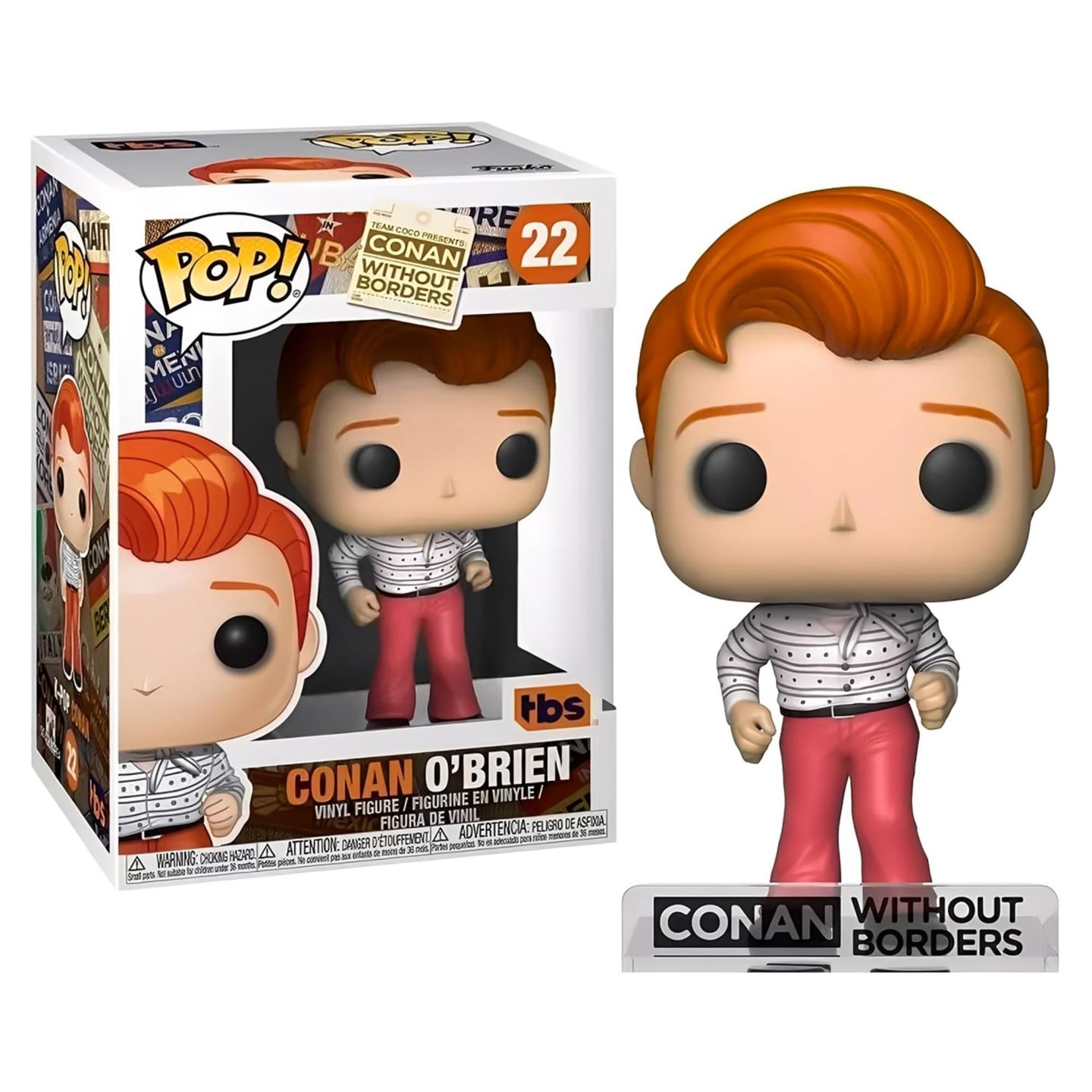 Детская фигурка Funko Pop! Conan O'Brien Conan Without Borders 3 ¾" Vinyl Figure, Ages 6+ — фото 1