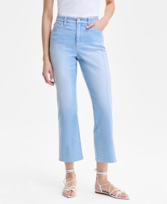 Women's High-Rise Cropped Flare Jeans, Exclusively at Macy's