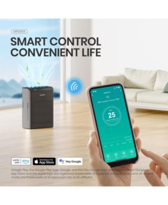 Morento Smart HEPA Air Purifier for Home, Voice & App Contorl, PM2.5 Display, Air Quality Monitor, Up to 1290 Sqft