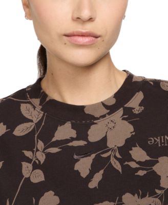 Women's Classic Printed Crewneck Sweatshirt