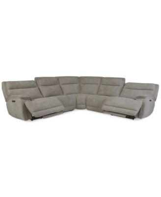 Ozryn Zero Gravity Fabric Sectional Collection, Created for Macy's