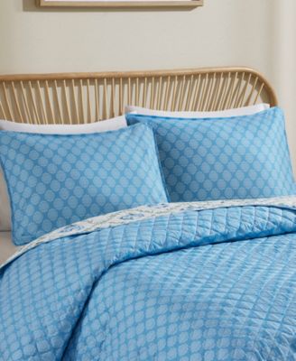 Addison Park Olivia Floral 4 Pc. Quilt Tote Sets In Blue