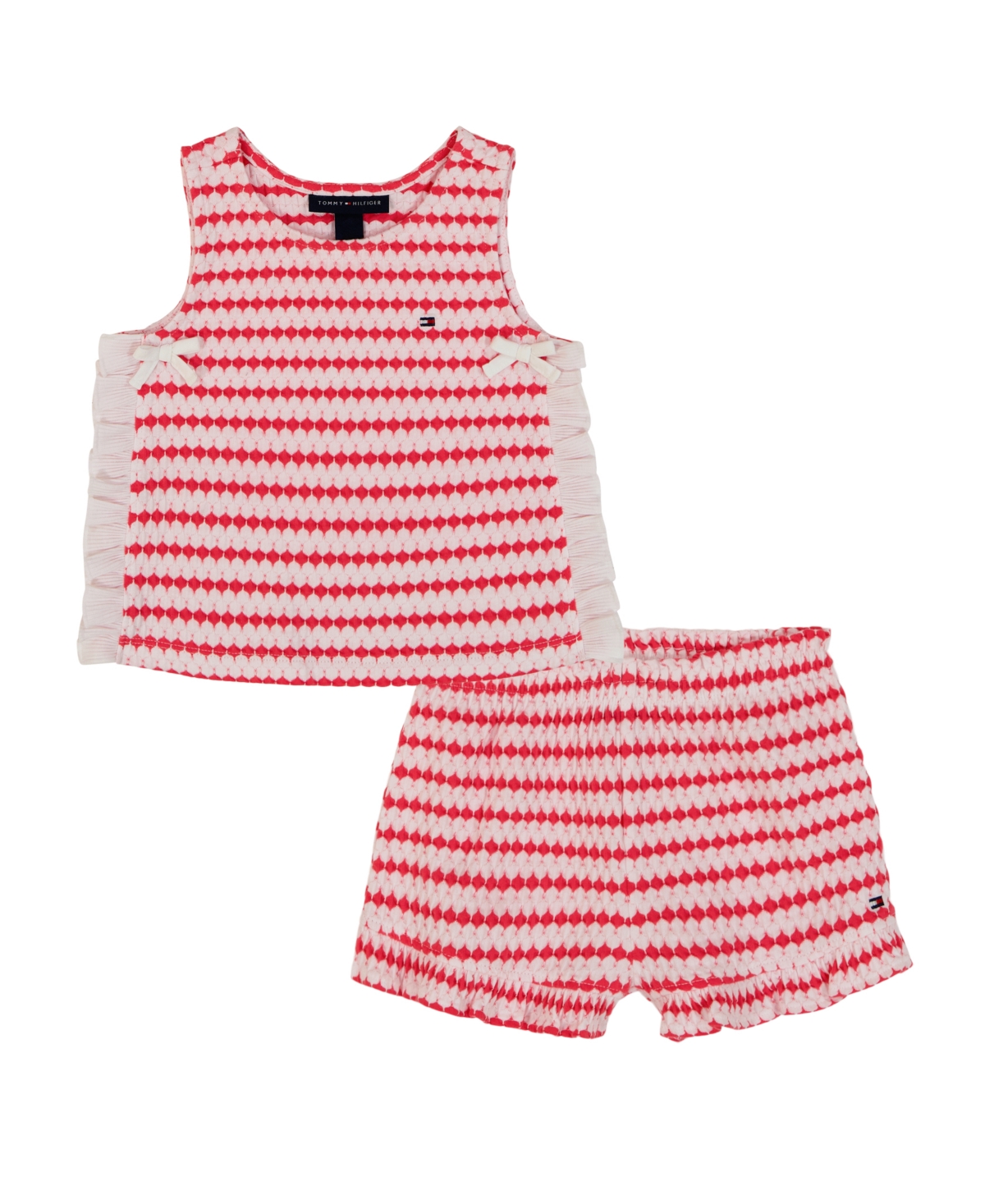 Tommy Hilfiger Kids' Stripe Sleeveless Top & Short Set