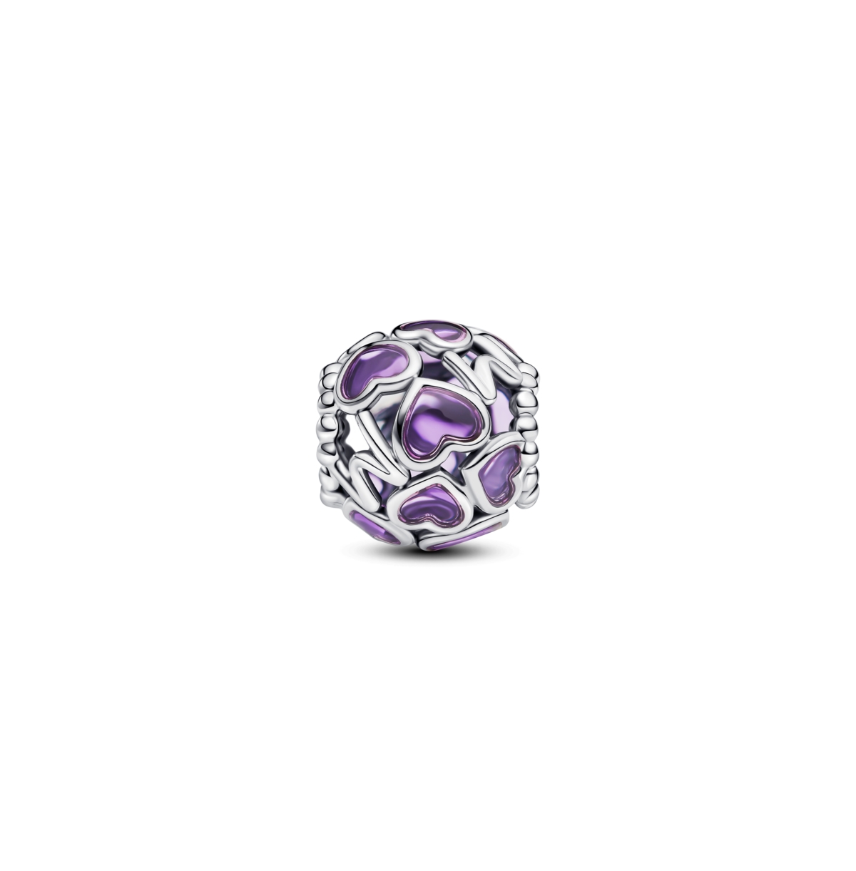 Pandora Openwork Hearts Mom Sterling Silver Charms
