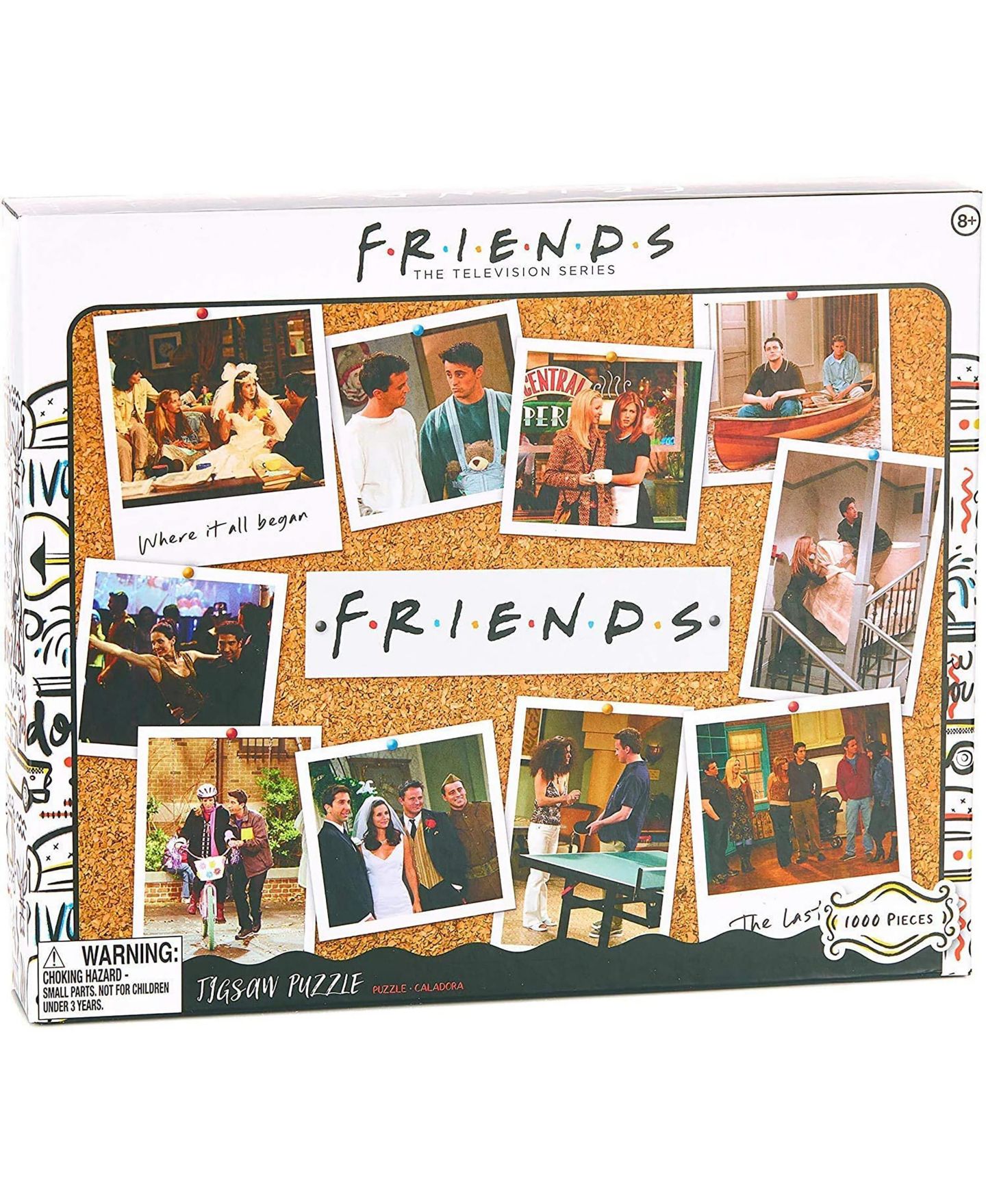 Детский пазл Paladone Products Ltd. Friends TV Show Collage 1000 Piece Puzzle, Ages 8+ — фото 2
