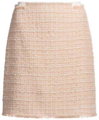 Women's Tweed Regular-Fit Mini Skirt