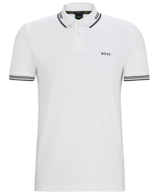 Men's Branding Stretch-Cotton Slim-Fit Polo Shirt