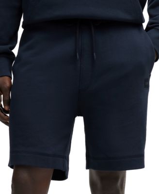 Men's Logo Badge Regular-Fit Shorts