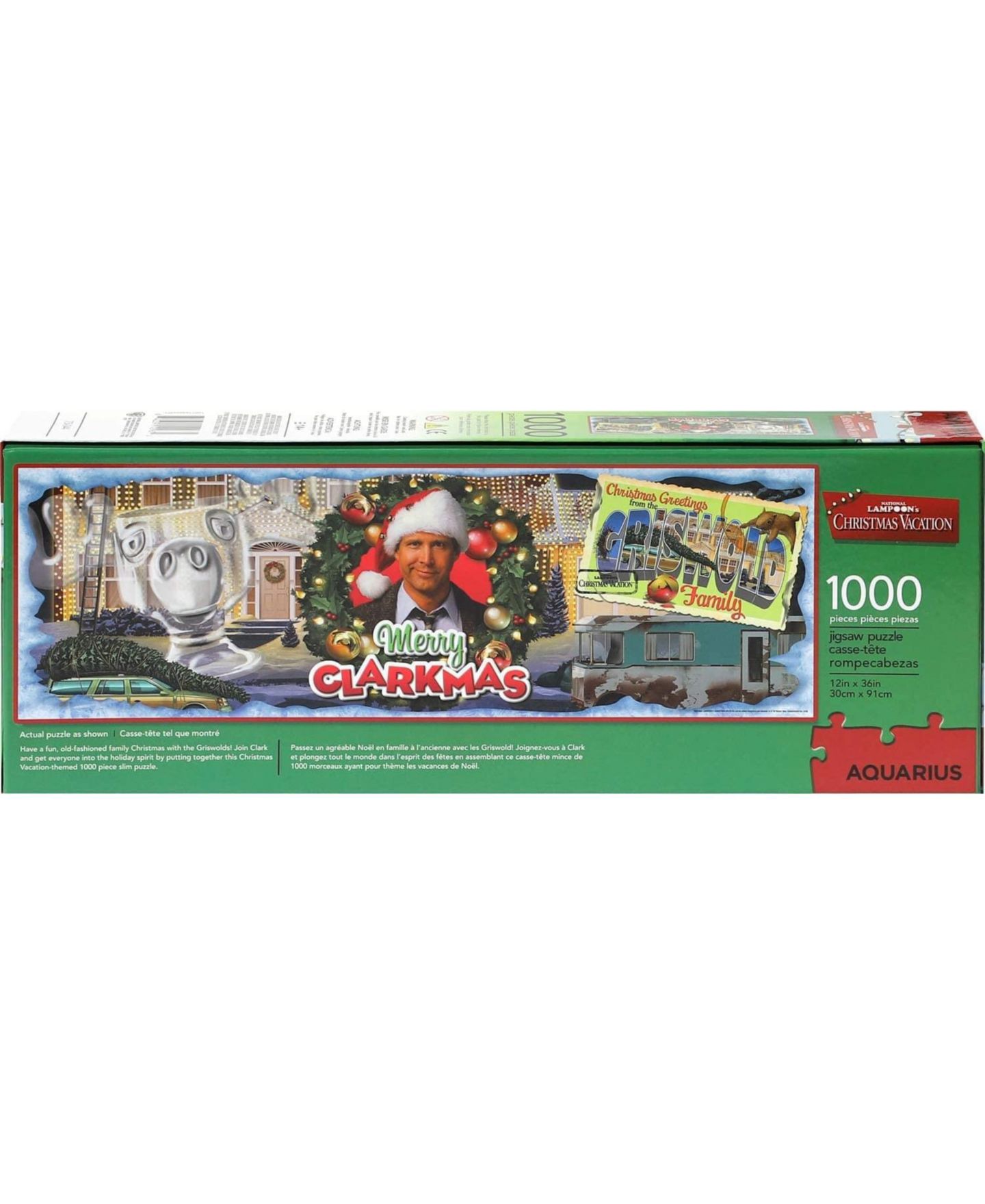 Детский пазл NMR Distribution Slim Christmas Vacation 1000 Piece Puzzle, Ages 14+ — фото 6