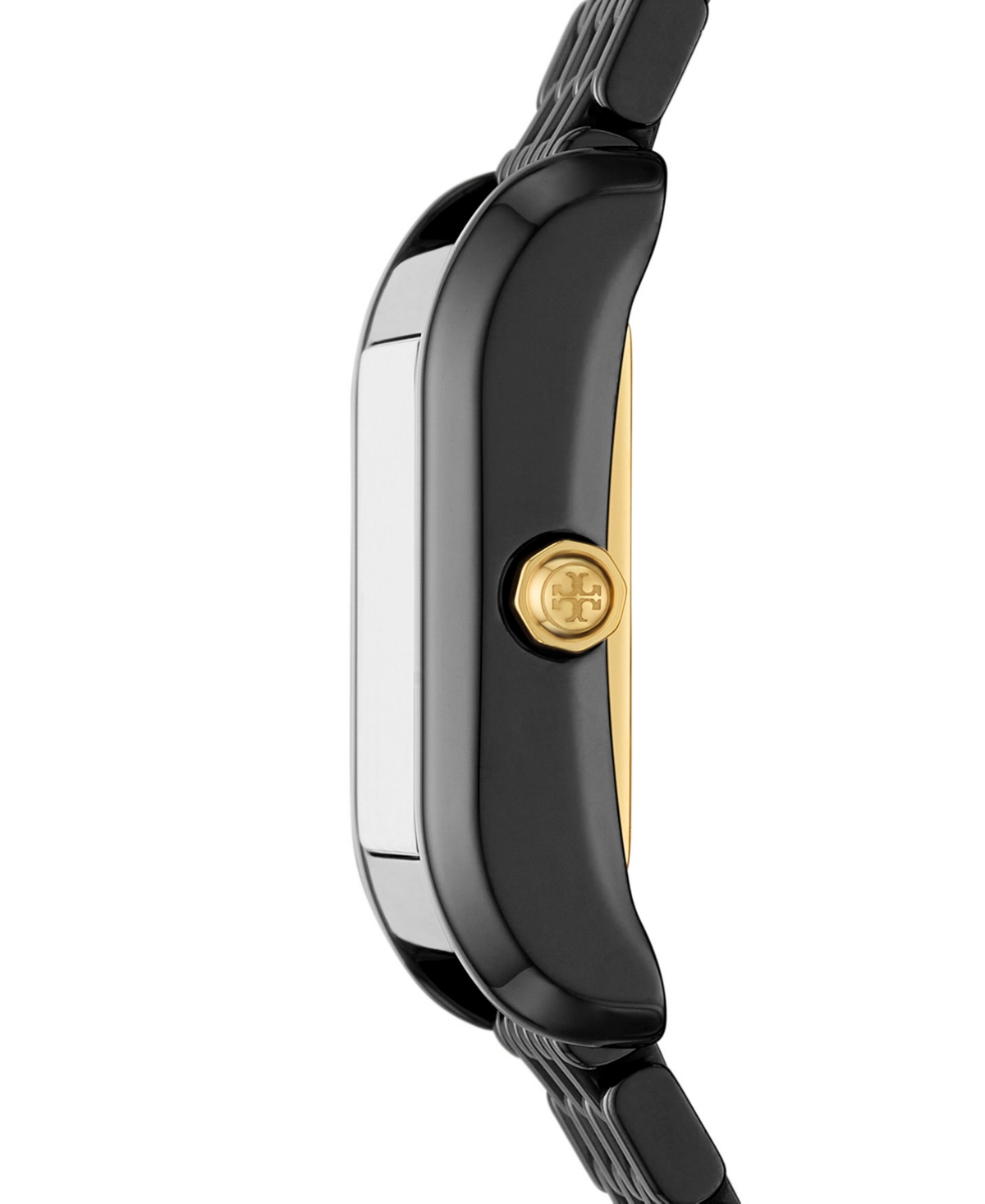 Shop Tory Burch Women's The Eleanor Black Ceramic Bracelet Watch 31mm