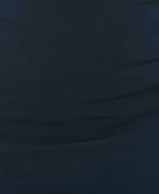 Juniors' Cowlneck Ruched Gown 
