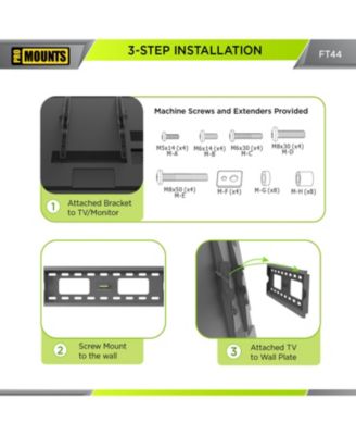 Tilt TV Wall Mount for TVs 32" - 65" Up to 165 lbs