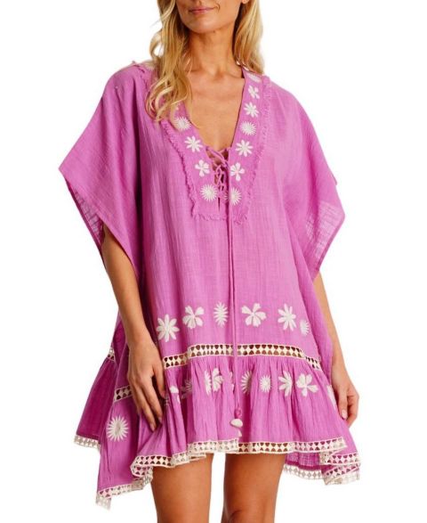 Женские платья La Moda Clothing S Fiji Embroidered Kaftan