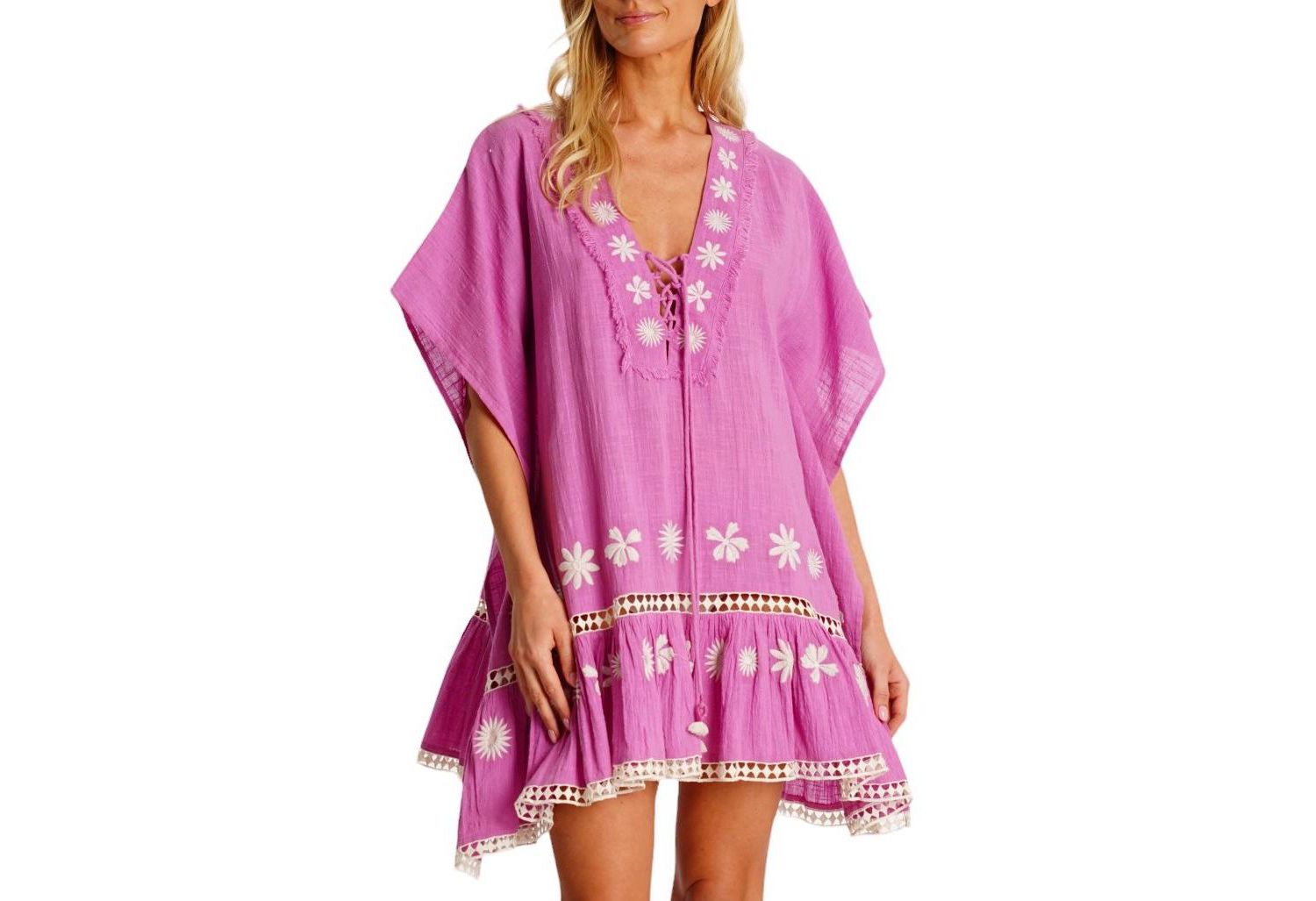Women's s Fiji Embroidered Kaftan