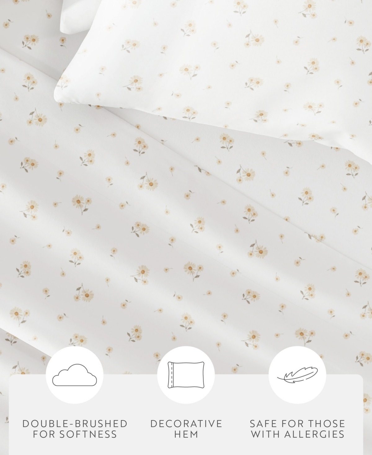 Kaycie Gray Printed Microfiber 4-pc. Sheet Set, King In Yellow