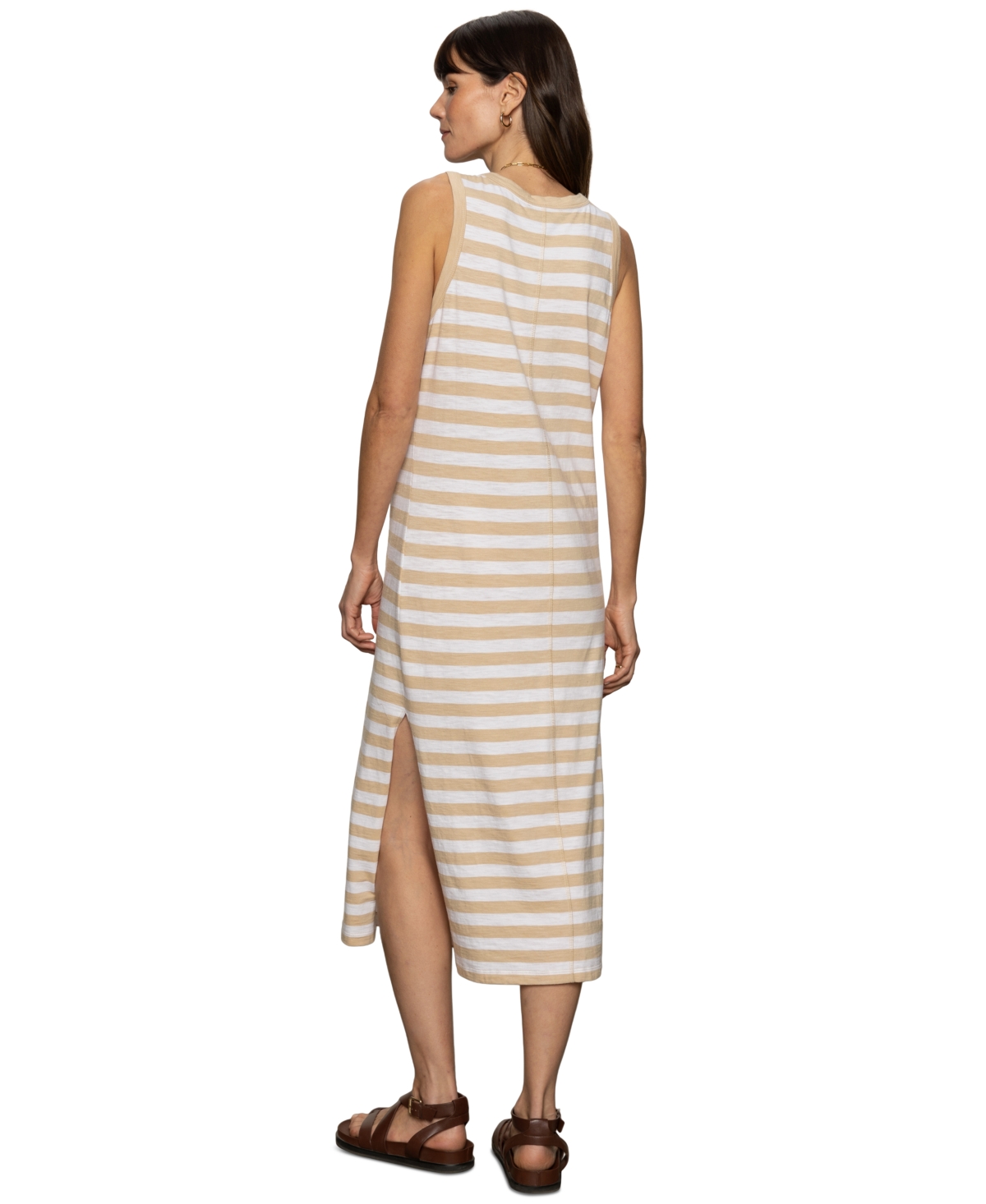 Shop Sanctuary Women's Striped Sleeveless Midi Dress