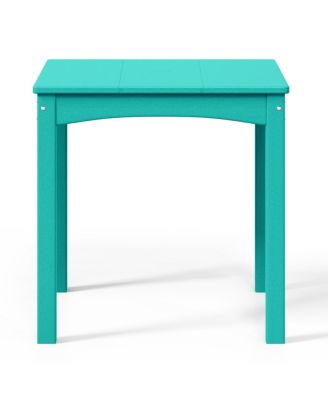 Kids 24" Wide HDPE Plastic Childrens Square Dinner Table