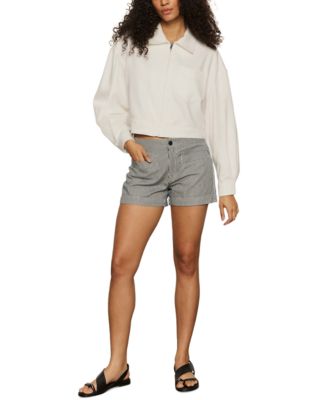 Sanctuary - Women's Cropped Paper Boy Zip-Front Jacket