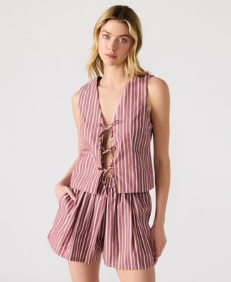 Steve Madden - Women's Aliza Tie-Front Top