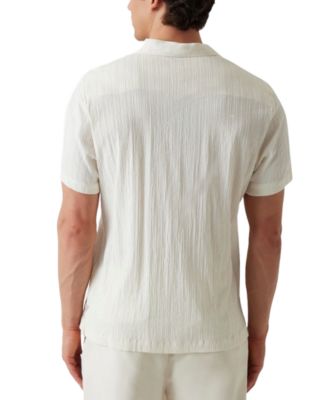 Men's Schaffer Regular-Fit Textured Button-Down Resort Shirt 