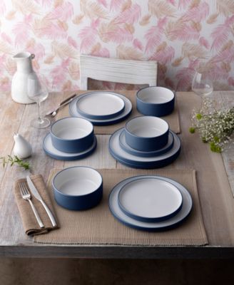 Colortex Stone 12-Piece Dinnerware Set, Service for 4