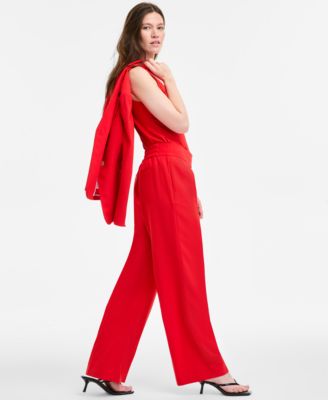 Women's High-Rise Wide-Leg Pants, Exclusively at Macy's