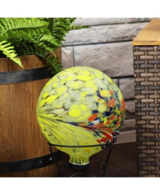 Gazing Globe Glass Garden Ball for Lawn, Patio or Indoors - 10" Diameter