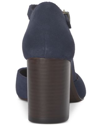 Women's Kanira Square-Toe Stacked Heel Pumps