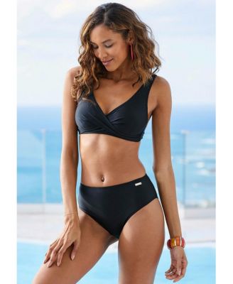 Women's Wrap-Look Triangle Bikini Top