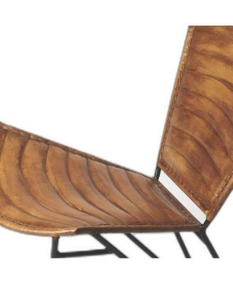 Sleek Faux Leather Side Chair for Versatile Home or Office Use