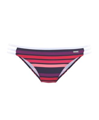 Women's Strappy Striped Bikini Swimsuit Bottom