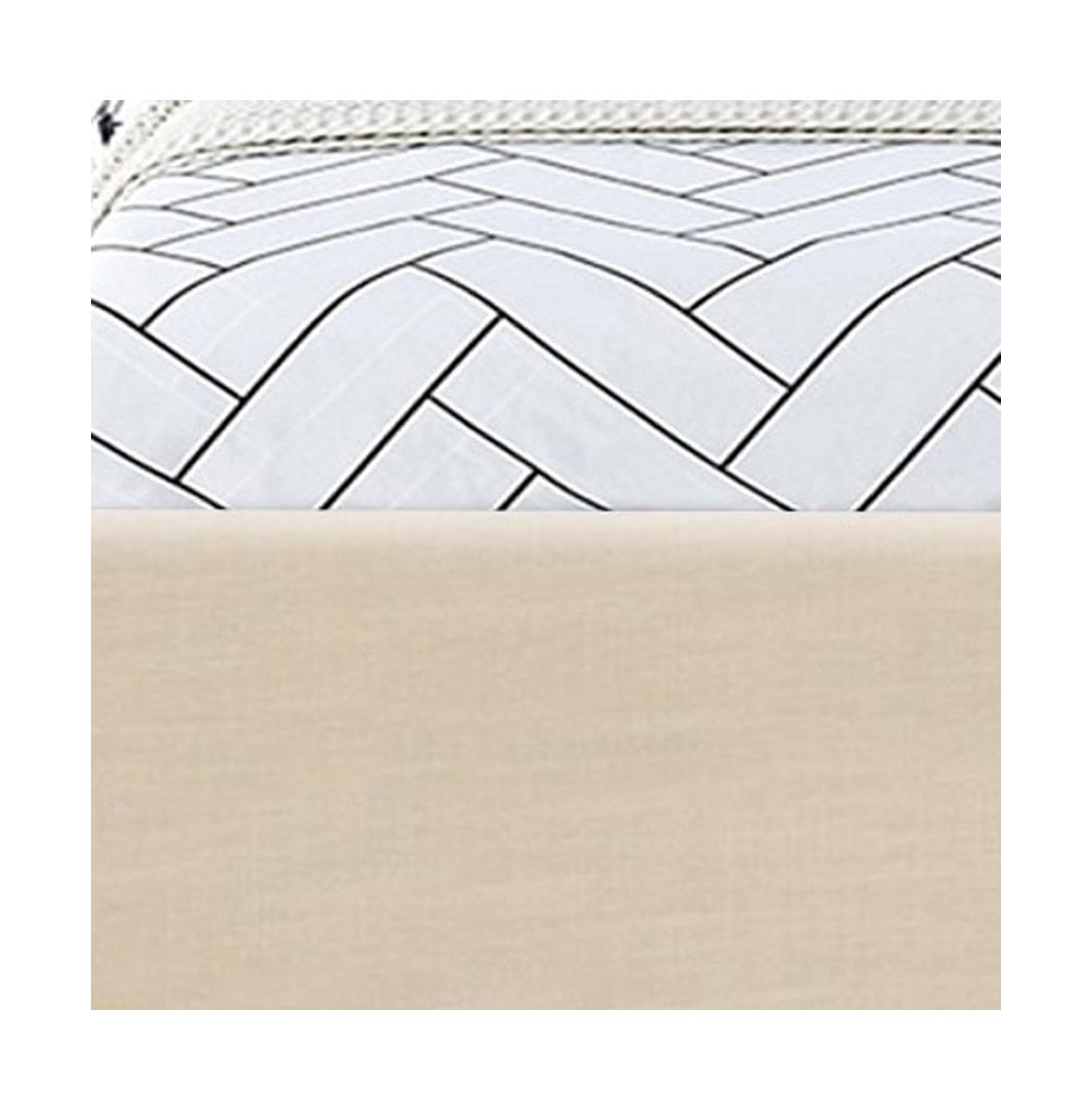 Faux Leather Bed Frame with Upholstered Headboard – Solid & Manufactured Wood