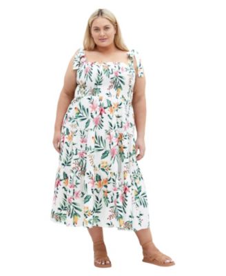 Women's Haven Print Midi Dress