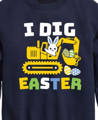 Toddler Boys I Dig Easter Graphic Fleece Sweatshirt