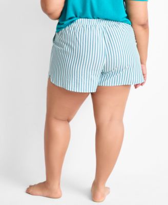 Stripe Seersucker Drawstring Shorts XS-3X, Exclusively for Macy's