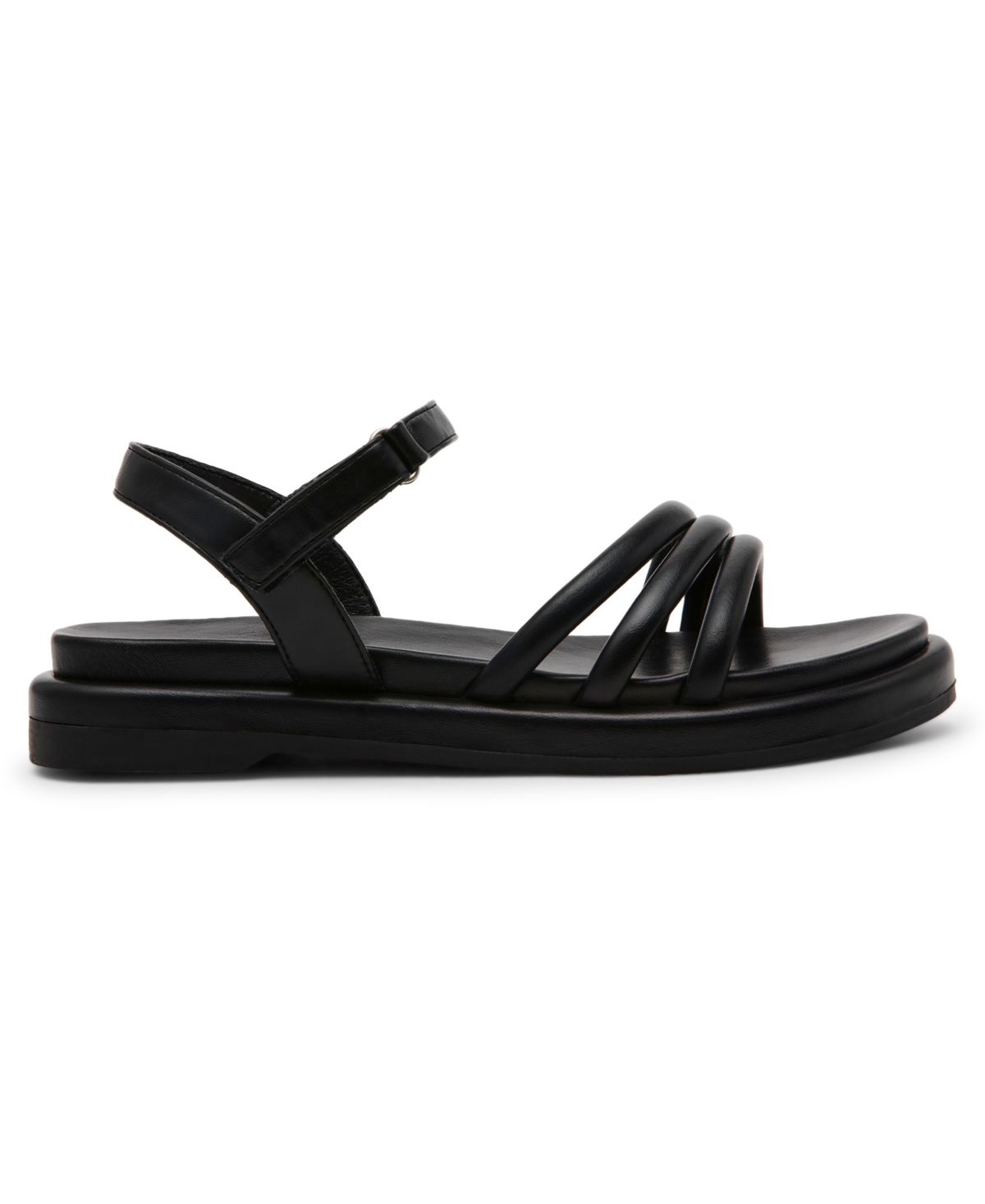 ANNE KLEIN WOMEN'S ELLEN STRAPPY FOOTBED FLAT SANDALS 