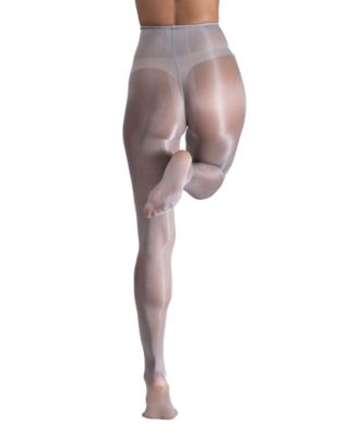 Women's Lustrous Silky Shiny 40 Denier Semi-Opaque High-Waist Pantyhose Tights SKU11003-BL	