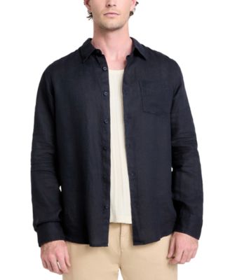 Men's Napa Relaxed-Fit Textured Button-Down Shirt