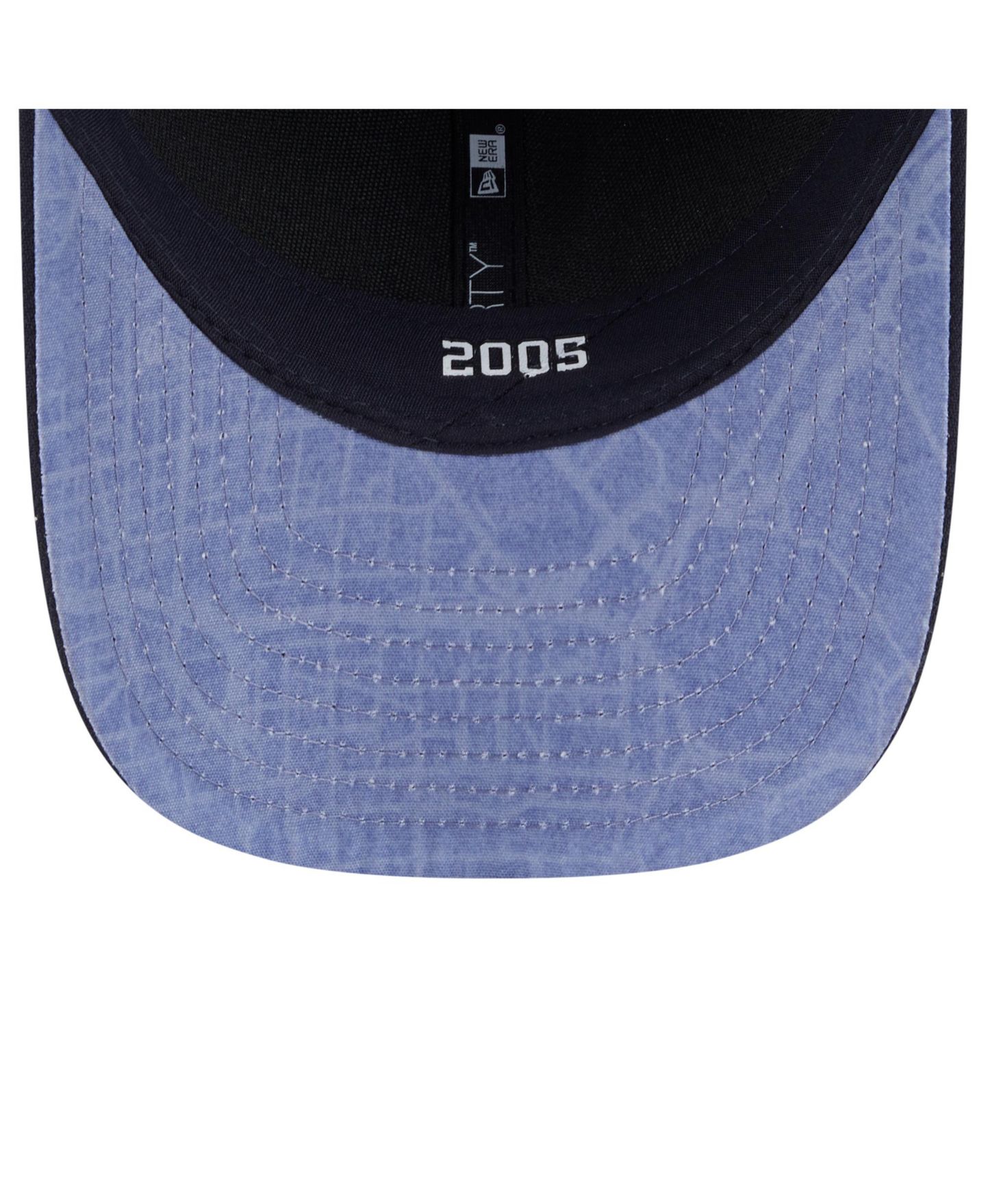 Мужская кепка New Era Black Washington Nationals 2025 City Connect 9FORTY M-Crown Adjustable Hat — фото 5
